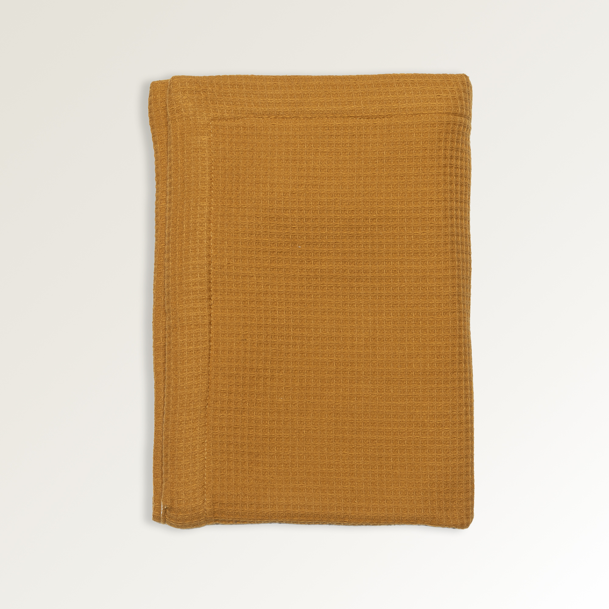 Sauna Waffle-Terry Towel - Mustard