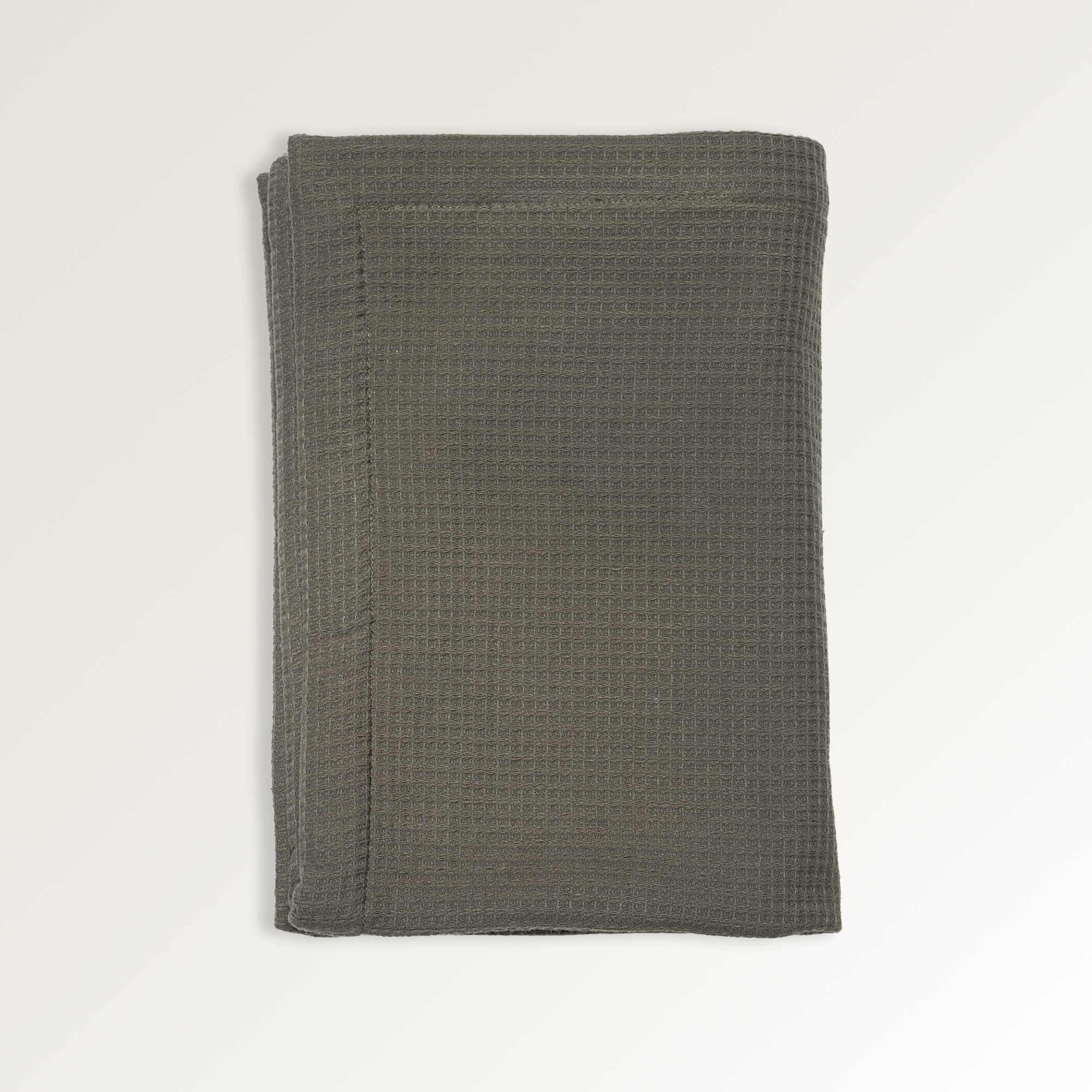 Sauna Waffle-Terry Towel - Moss Green