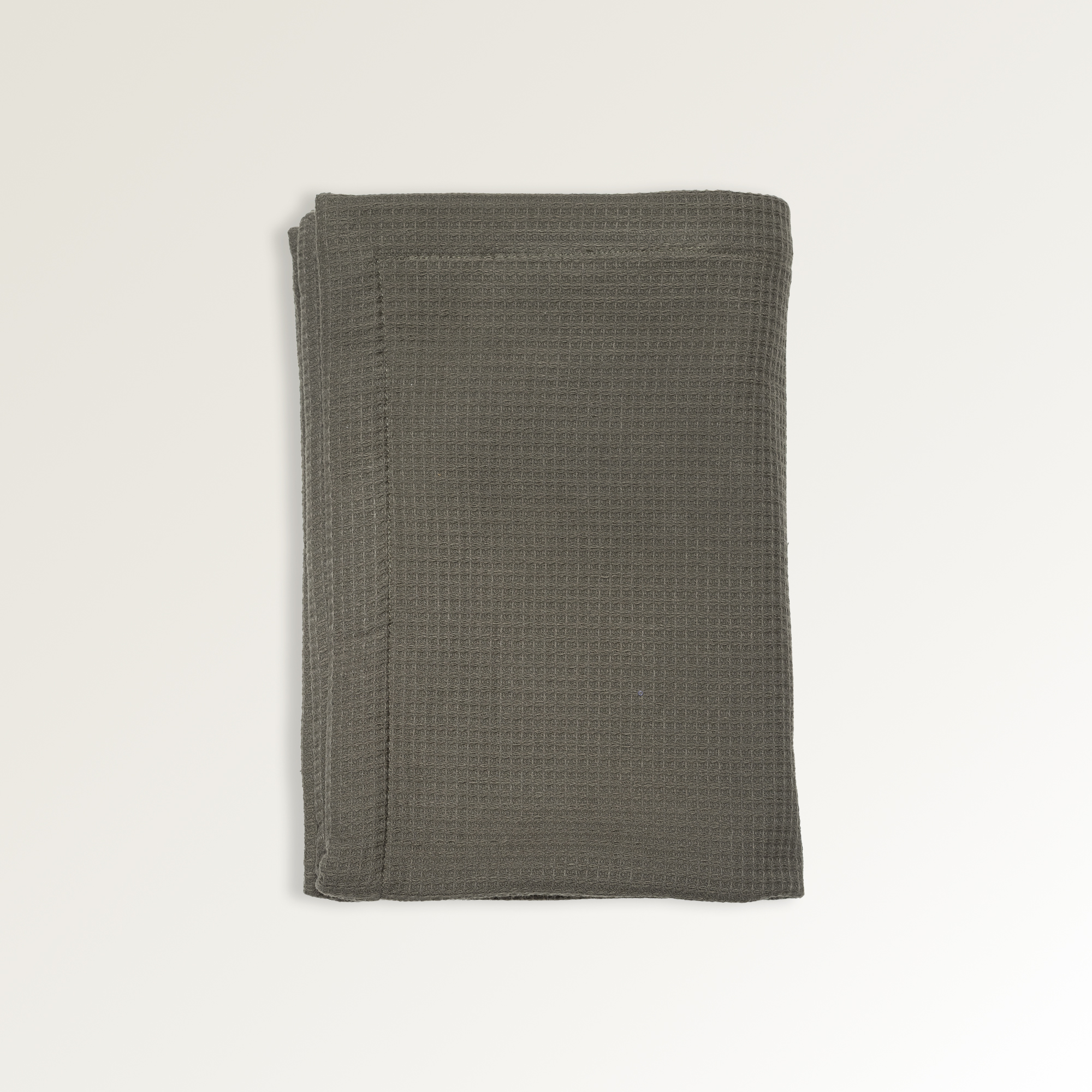 Hand Waffle-Terry Towel - Moss Green