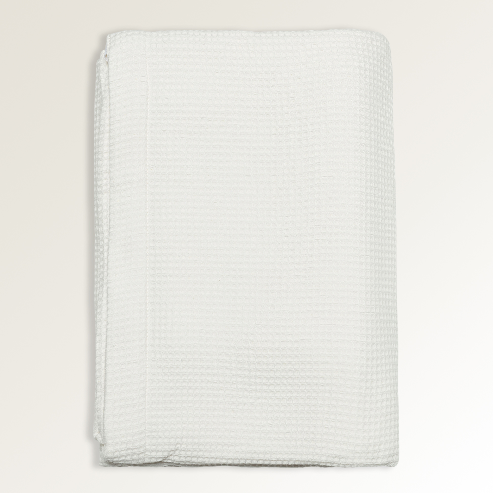 Large Sauna Waffle-Terry Towel - Off-white