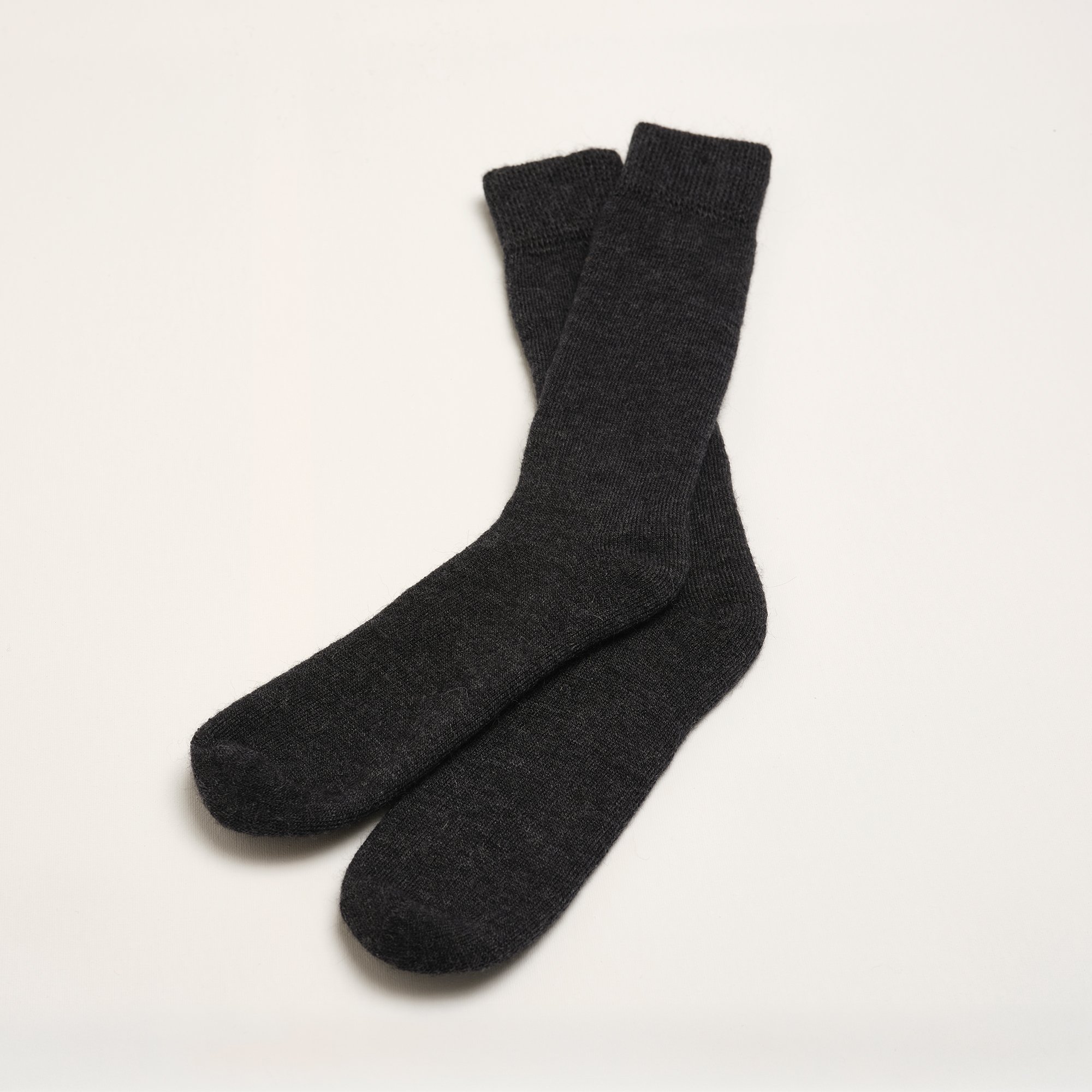 Alpaca Sauna Socks - Charcoal